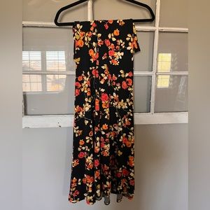 LuLaRoe maxi skirt (XXS fits like XS) floral print